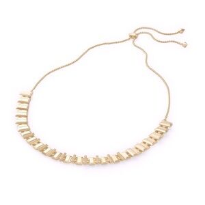 KENDRA SCOTT Harper Gold Pave Adjustable Choker Necklace